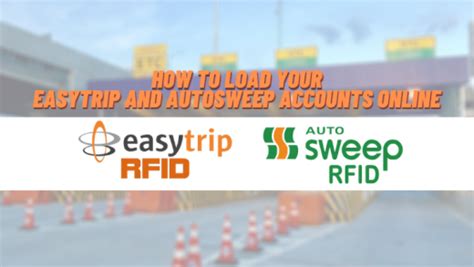 How to load your Easytrip and AutoSweep accounts online.